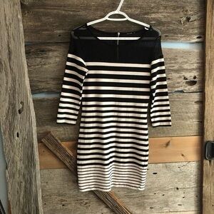 SHEER neckline dress size small